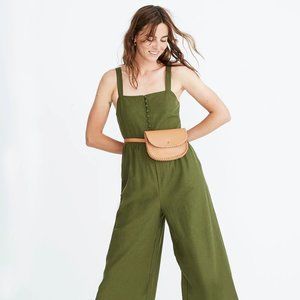 Madewell Button-Down Jumpsuit (Size 12)